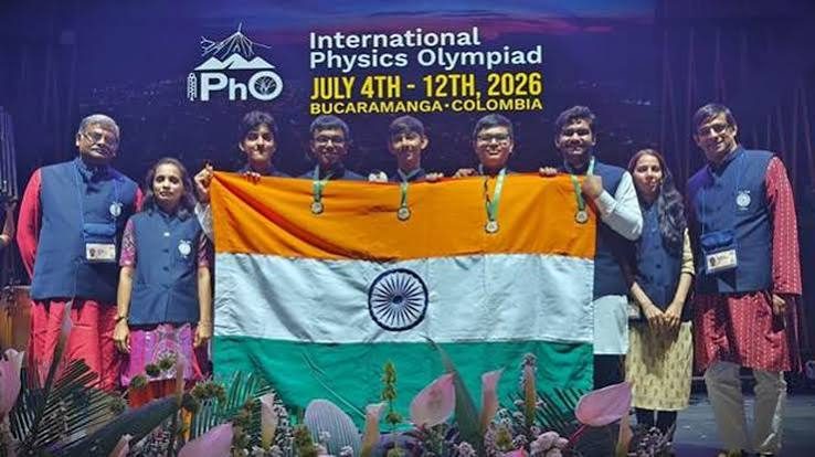 India Wins 5 Gold Medals at 56th International Physics Olympiad 2026, Secures Joint World No. 1