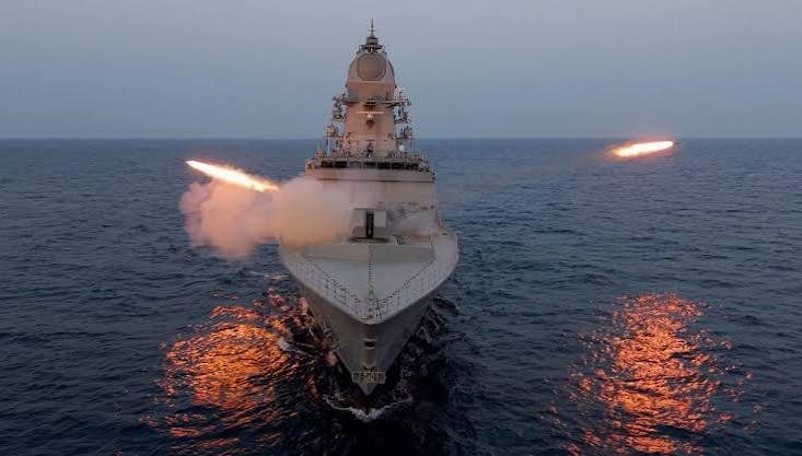 Indian Navy Commissions INS Mahendragiri, Sixth Project 17A Stealth Frigate, at Visakhapatnam
