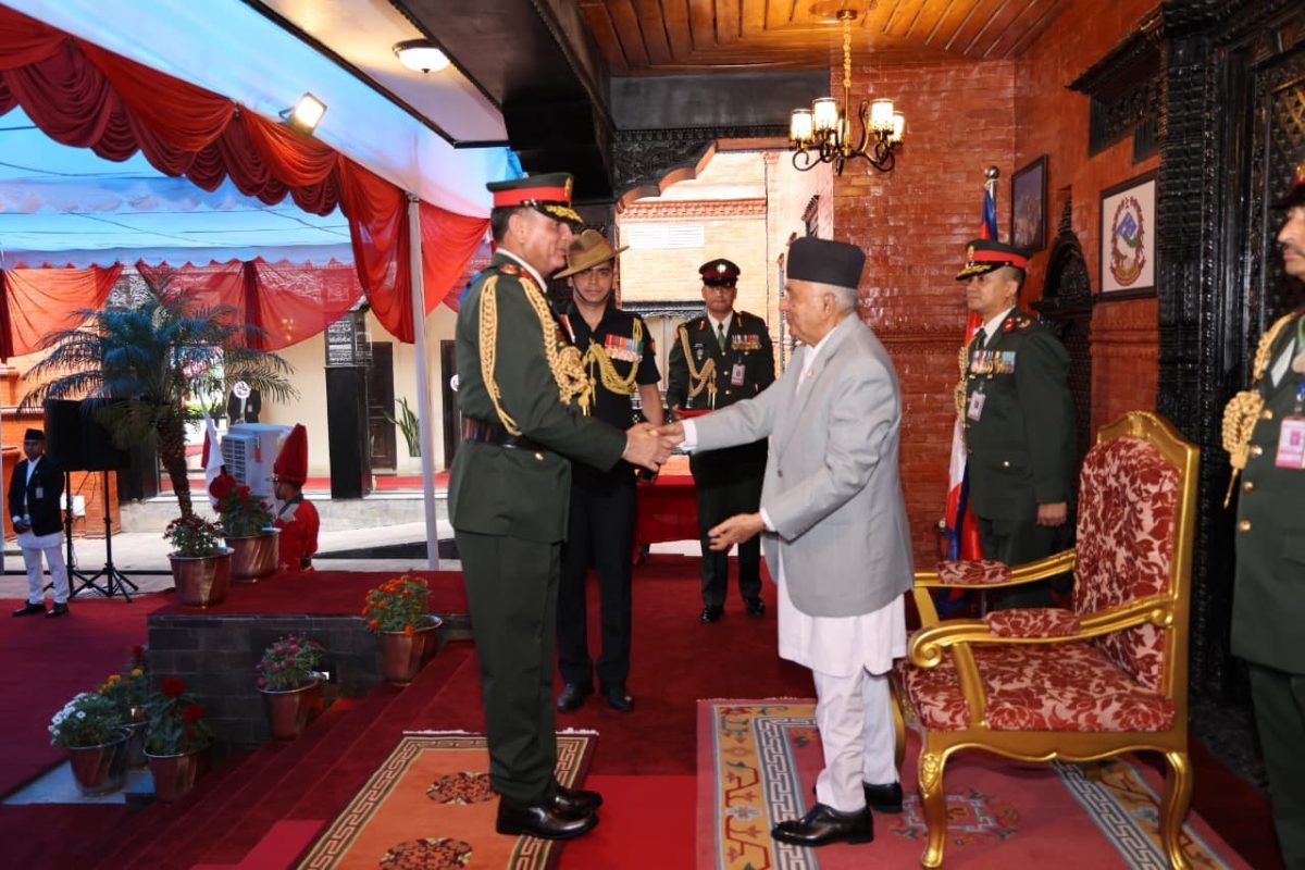 Nepal confers honorary rank of General on Indian Army Chief Dhiraj Seth