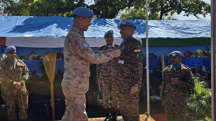Over 200 Indian Peacekeepers Awarded UN Medal in South Sudan