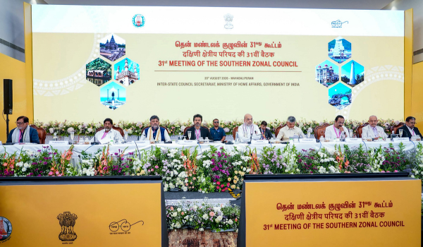 Amit Shah Chairs 31st Southern Zonal Council Meeting in Mahabalipuram